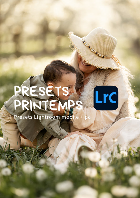 PRESETS Printemps Pack 18 PRESETS Lightroom PC/Mobile