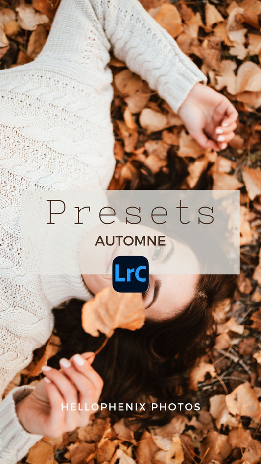 PRESETS AUTOMNE Pack 5 Lightroom PC + Mobile