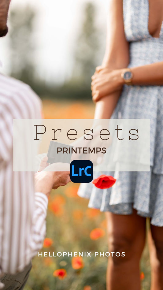PRESETS Printemps Pack 18 PRESETS Lightroom PC/Mobile